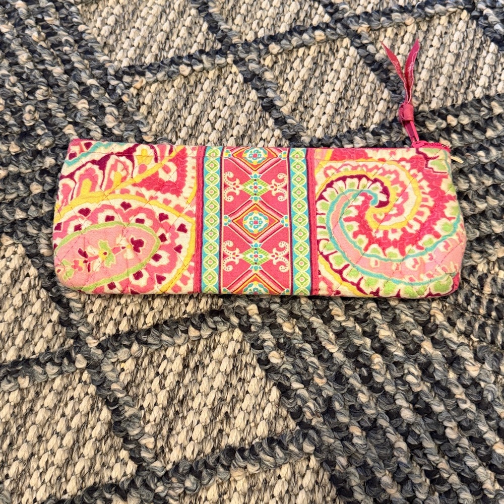 Vera Bradley Retired Capri Melon Pencil Case Vintage ‘00s